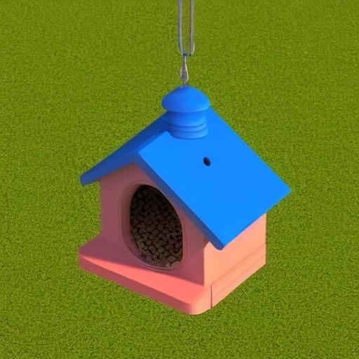 Image of Bird Feeder in comic style