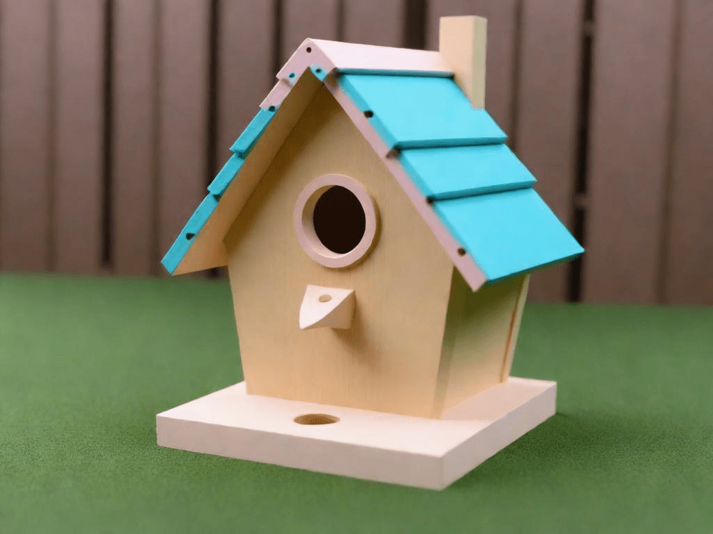 Image of Fancy Birdhouse in comic style